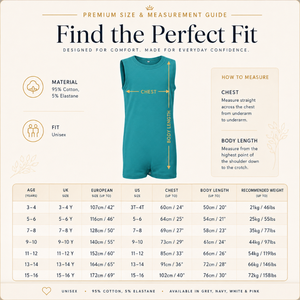 Body de tirantes RAY Special Kids Teal Popper |   Camiseta sin Mangas Adaptativa, Apta para Personas con Necesidades Sensoriales, de Algodón Elástico, Unisex, con Cuello Redondo - Product Image 4