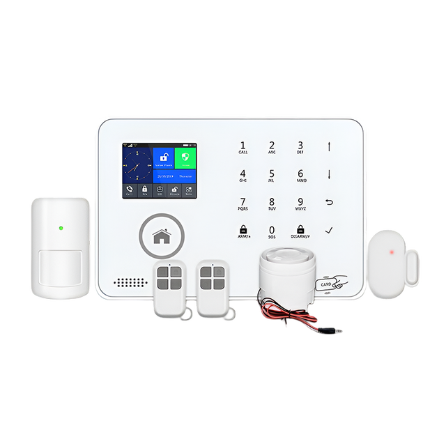 Sudex BL-6600 433MHz GSM ABS Smart Home Security Alarm System with 2.4" TFT Color Screen APP Control & up to 99 Sensors
