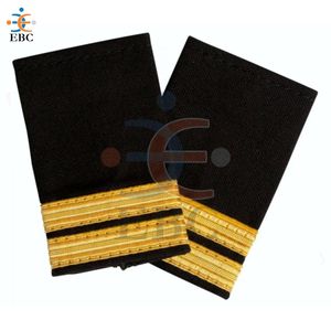 Épaulettes à glissière pour grade de pilote, personnalisées, pour uniformes de militaires, fabriquées par STRIPE EPAULETS - Product Image 3