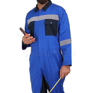 Combinaison de travail pour ouvrier du bâtiment, en polyester respirant, tissu robuste, durable, vêtement de sécurité industriel, coupe confortable - Product Image 3