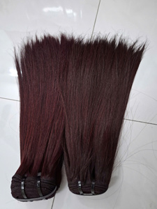 Extensiones de cabello virgen sin procesar color rojo burdeos VCHAIRVIETNAM - Product Image 1