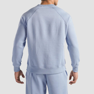 Conjunto Deportivo Personalizado para Hombre, Sudadera de Cuello Redondo y Pantalones Jogger de Felpa de Algodón, Ropa Deportiva Casual Cálida, Proveedor OEM al por Mayor - Product Image 2