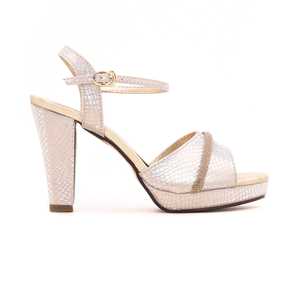 Sandalias de tacón doradas FN5375 Diseño elegante y elegante - Product Image 3