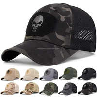 Casquettes de baseball à 6 panneaux brodées à la main pour hommes de l'industrie tendance - 100% coton respirant imperméable Quatre saisons décontracté sport