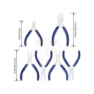 High Quality Stainless Steel Jewelry Making <b>Plier</b> <b>Set</b> Beading Tool Kit Durable Tools For Necklace Bracelet And Ring Making - Product Image 3