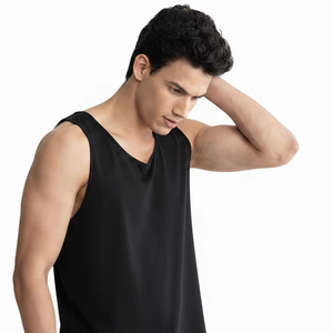 เสื้อกล้ามถักผ้าฝ้ายสำหรับผู้ชาย Hanes ระบายอากาศได้ดี แห้งเร็ว น้ำหนักเบา ซับเหงื่อ เหมาะสำหรับออกกำลังกาย ฟิตเนส และเล่นกีฬา - Product Image 4
