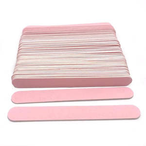 Precio de fábrica: Limas de uñas rectas moradas al por mayor con logo personalizado, calidad profesional para salón, pulidor de manicura y pedicura - Product Image 1