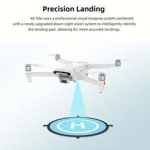 Drones télécommandés commerciaux X8 avec portée de 10 km, cardan 3 axes, caméra professionnelle 4K et GPS, quadricoptère expert - Product Image 6