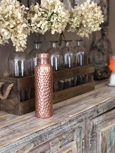 <b>Copper</b> <b>bottle</b> delivering a clean refreshing <b>drinking</b> experience with smooth metal finish and natural feel - Product Image 5