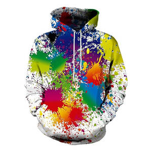 Sweat-shirt à capuche unisexe avec imprimé galaxie 3D réaliste, streetwear décontracté avec grande poche avant, doux et confortable - Product Image 1