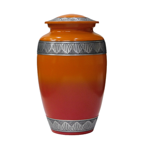 Urnes funéraires en aluminium pour adultes avec gravure, finition en étain et couleur noire, fournitures funéraires en métal pour cendres humaines - Product Image 3