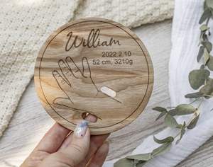 Rompecabezas de Madera Premium para Placa de Nacimiento de Bebé |   Acabado de la Mejor Calidad |   Trabajo Hecho a Mano |   Precio de Fábrica al por Mayor - Product Image 2