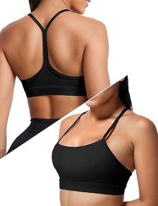 Soutiens-gorge de sport pour femmes, soutien-gorge sans dos et sans bretelles, écologique, à maintien élevé, pour l'entraînement, le yoga et la course à pied, motif rayé - Product Image 1