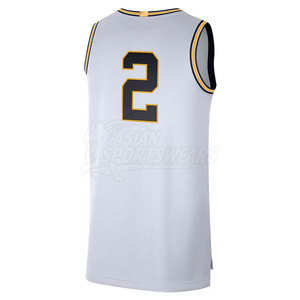 Maillot de basket-ball ergonomique sans couture, tissu haute technologie, uniforme d'entraînement pour la salle de sport - Product Image 2
