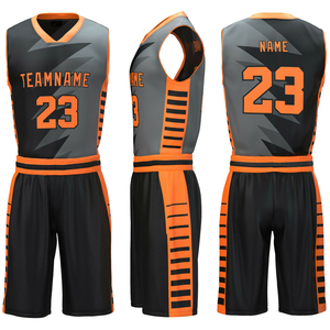 Ensemble complet de tenue de basketball réversible par sublimation intégrale pour hommes, comprenant maillot et short, couleurs d'équipe personnalisées, pour adultes - Product Image 6