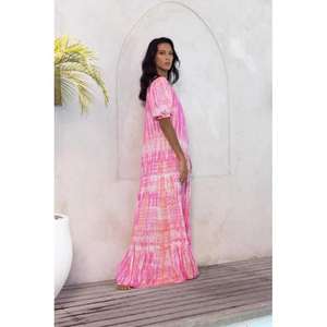 Vestido Casual para Mujer, Diseño Floral, Hombros Descubiertos, Largo hasta la Rodilla, Silueta Holgada, ODM, Diseñado para Elegancia y Comodidad - Product Image 2