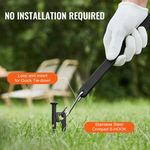 Set di 50 Corde Elastiche Piatte Resistenti con Ganci a S in Acciaio da 19,8 mm, 79 cm, Accessori per il Controllo del Carico per Camion e Teloni - Product Image 6