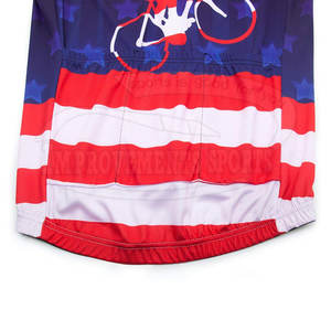 Última moda transpirable adultos ciclismo Jersey OEM camisetas de secado rápido tasa al por mayor en Stock técnica sublimada - Product Image 6