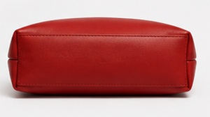 Premium Red Leather Japan Vintage Hobo Bag Women Minimalist Shoulder Handbag Elegant Everyday <b>Purse</b> OEM ODM Wholesale All - Product Image 4