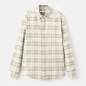 Gamme de vêtements décontractés de style urbain : Chemise en flanelle boutonnée, douce et chaude, motif écossais, tendance pour le quotidien - Product Image 1