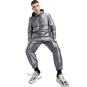 Jersey personalizado de talla grande con pantalón para correr, conjunto de chándales para hombre de color sólido, precio más vendido, novedad - Product Image 1