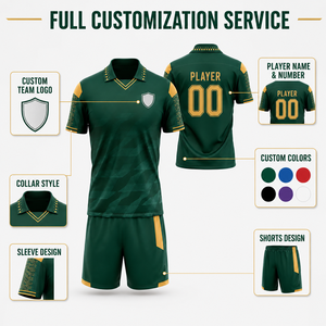 Custom <b>Soccer</b> Uniform Manufacturer OEM ODM Team Kits Custom Logo Name Number Sportswear Shorts Plus Size Breathable Quick Dry - Product Image 2