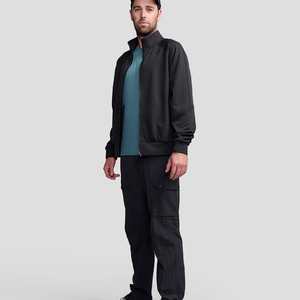 Veste d'hiver rembourrée en coton pour homme avec logo personnalisé, grande taille, style bomber décontracté, col montant, imperméable - Product Image 2