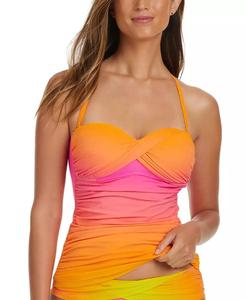 Le donne hanno battuto il colpo di calore-Top Bandini anteriore - Product Image 3