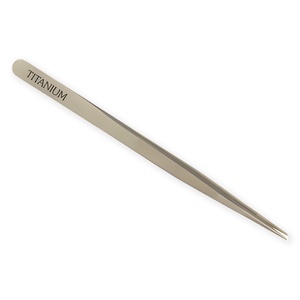 S129B1 Titanium Jewelry Tweezers XF Extra Fine Pointed Tip Gemstone <b>Pick</b> <b>Up</b> Forceps for Watchmaking Diamond Bench <b>Tool</b> - Product Image 1