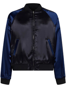 Blouson Bomber d'Hiver Épais en Satin pour Homme, Blouson Vintage 100% Satin avec Fermeture Éclair, Manteau d'Extérieur pour Garçons, Blousons Bomber Universitaires pour Hommes - Product Image 4