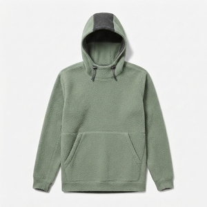 Sweat à capuche sportif pour homme, hiver, écologique, imprimé, en molleton technique, col rond, cordon de serrage réglable, 100% polyester - Product Image 1