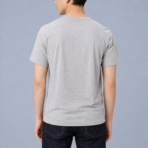 Camiseta Personalizada SK para Hombre, 100% Algodón, Talla Grande, 230 g/m², con Logotipo Impreso, Diseño Holgado en Hombros, Talla Grande y Alta - Product Image 2