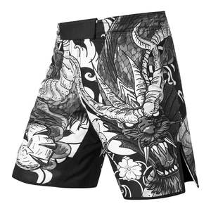 Pantalones Cortos de MMA para Hombre, Diseño Moderno con Gráficos de Máscara Samurai, para Muay Thai y Boxeo, Precio Económico al por Mayor, Ligeros - Product Image 5
