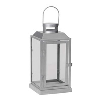 Farol Decorativo de Hierro con Diseño Colgante, Patrones Modernos de Fleur de LYS, Personalizable, Duradero, Ecológico, Hecho a Mano, para Navidad y el Hogar