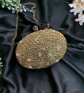 กระเป๋าถือคลัทช์สุดหรูสำหรับผู้หญิงกระเป๋าคลัทช์ทำจากเรซินสำหรับงานแต่งงาน - Product Image 3