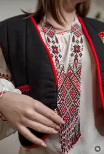 CLASSY Design Beaded Necklace Red Black Gerdan Traditional Ethnic Jewelry Handmade Seed <b>Bead</b> Necklace for party - Product Image 2