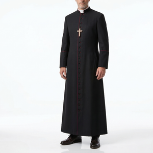 Robe de Prêtre Personnalisée Brodé pour le Clergé, Vêtement Liturgique Confortable et Respirant, Tenue Religieuse 2026 - Product Image 2