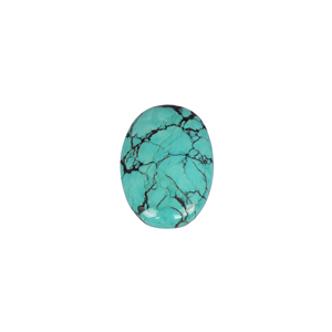 Turquesa Americana Blanca Natural, Gema de 29.3 Quilates, Cabujón Ovalado de 32x22mm para Joyería - Product Image 2