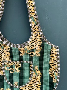 Sac fourre-tout en coton personnalisé pour femmes, motif vintage, multicolore, fermeture éclair durable, sac tendance, léger, sacs d'hiver et d'été - Product Image 5