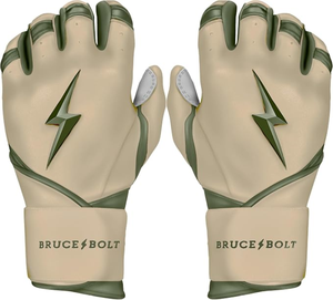 B2B High-Quality 100% Cabretta Leather <b>Baseball</b> Batting Gloves 0.9mm Custom Logo Snap Closure Professional Grade - Product Image 1