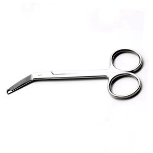 Ciseaux à pointe incurvée de haute qualité pour usage chirurgical, en acier inoxydable de qualité supérieure et instrument métallique de qualité. - Product Image 3