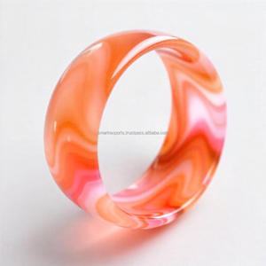 กำไลข้อมือเรซินที่ทำด้วยมือของผู้หญิงดีไซน์3D เครื่องประดับสไตล์นางฟ้าทำด้วยมือสำหรับสวมใส่ในชีวิตประจำวัน - Product Image 1