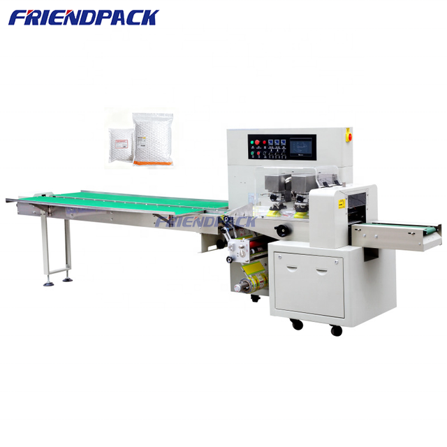 Automatic Flow Wrapper Air Bubble Film Packing Machine Bubble Wrapping Flow Pack Machine