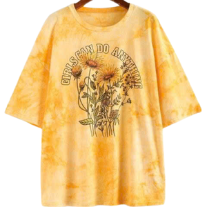 เสื้อยืดโอเวอร์ไซส์ผ้าย้อมสีนุ่มสำหรับฤดูใบไม้ร่วงและฤดูหนาวเสื้อผ้าแนวสตรีทผ้าฝ้าย100% ใส่ได้ทั้งชายและหญิงคอลเลกชันเวียดนามทำด้วยมือ - Product Image 2