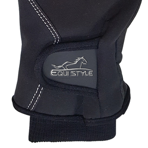 Gants d'équitation imperméables et isolés Serino, paume synthétique, utilisation en extérieur, doigts entiers, entraînement équestre, compétition hivernale - Product Image 5