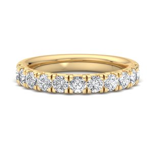 Anillo clásico de oro rosa, oro blanco y oro amarillo con diamante de corte cojín certificado por IGI, anillo de compromiso para mujer. - Product Image 3