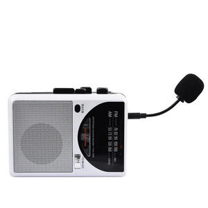 Factory Custom Portable AM FM Radio Cassette Recorder Auto Reverse with <b>Mic</b> Battery for Study Work Outdoor Home - Product Image 4
