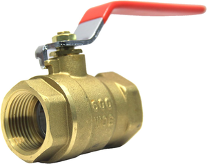 C-Way PN10 Válvula de bola de latón manual de 1/2 pulgadas Sistemas de agua OEM de sellado de PTFE NPT macho hembra de alta calidad - Product Image 1