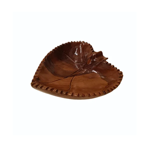Bol en bois de manguier en forme de feuille pour votre table à manger, décoratif et pratique pour servir les aliments, meilleure qualité et prix bas - Product Image 2