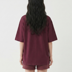 เสื้อยืดออกกำลังกายผู้หญิงสีขาว ทรงพอดีตัว ผ้าฝ้าย สำหรับฟิตเนส ออกกำลังกาย เล่นกีฬา แขนสั้น - Product Image 6